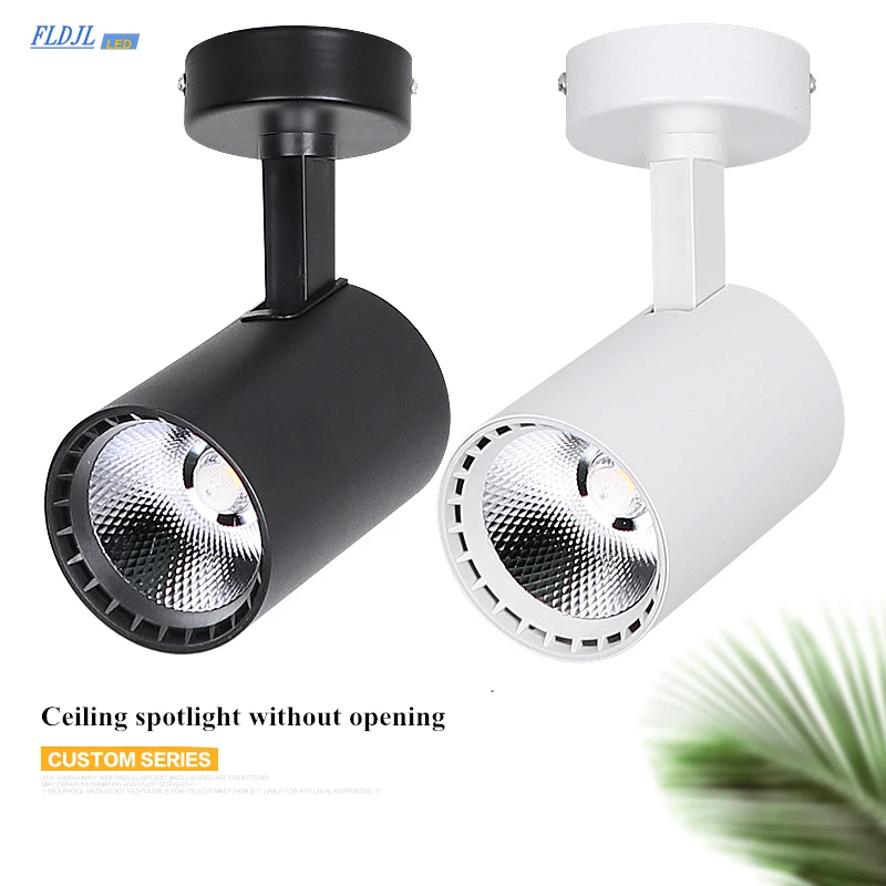 1 adjustable light mounted led downlight spotlight 85V-260V 10W 15W 20W 30W living room clothing store ceiling-type free opening