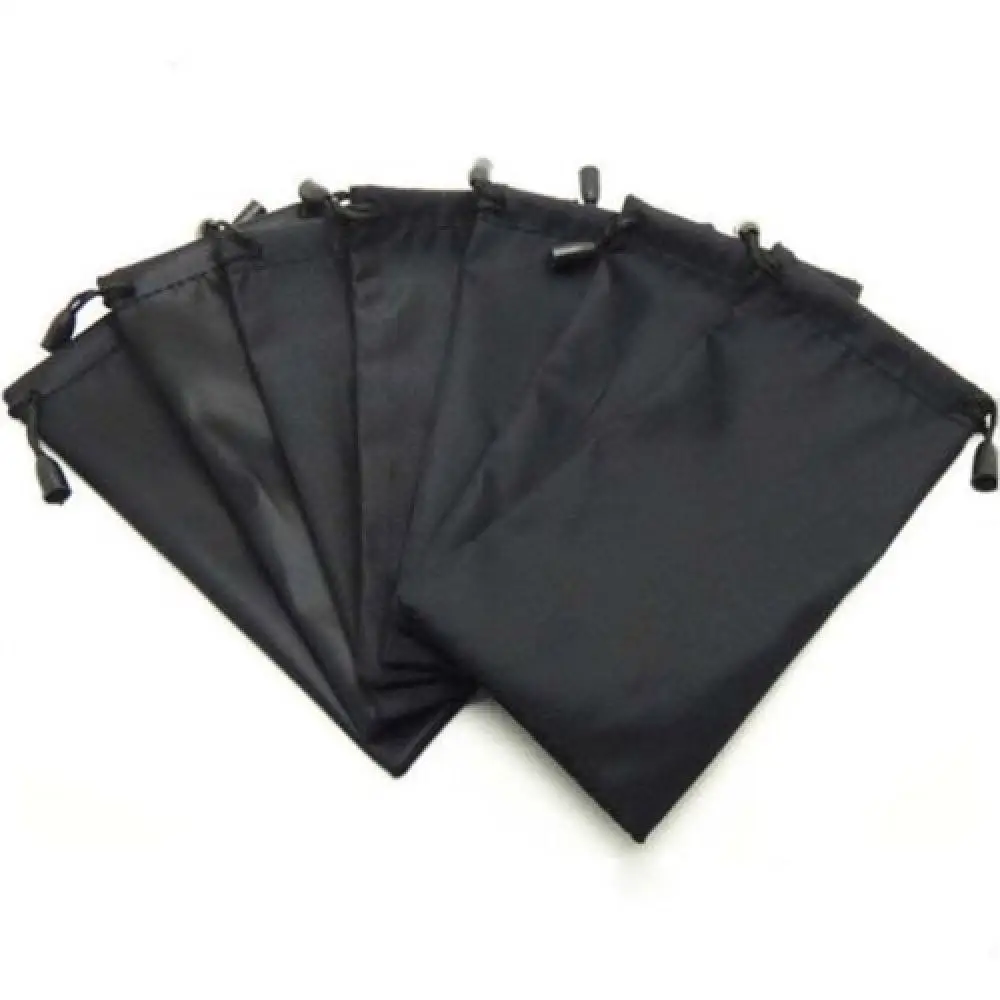 5PCS New Soft Cloth Drawstring Optical Glasses Cleaning Carry MP3 For Eyeglasses Anti Dust Pouches Bags