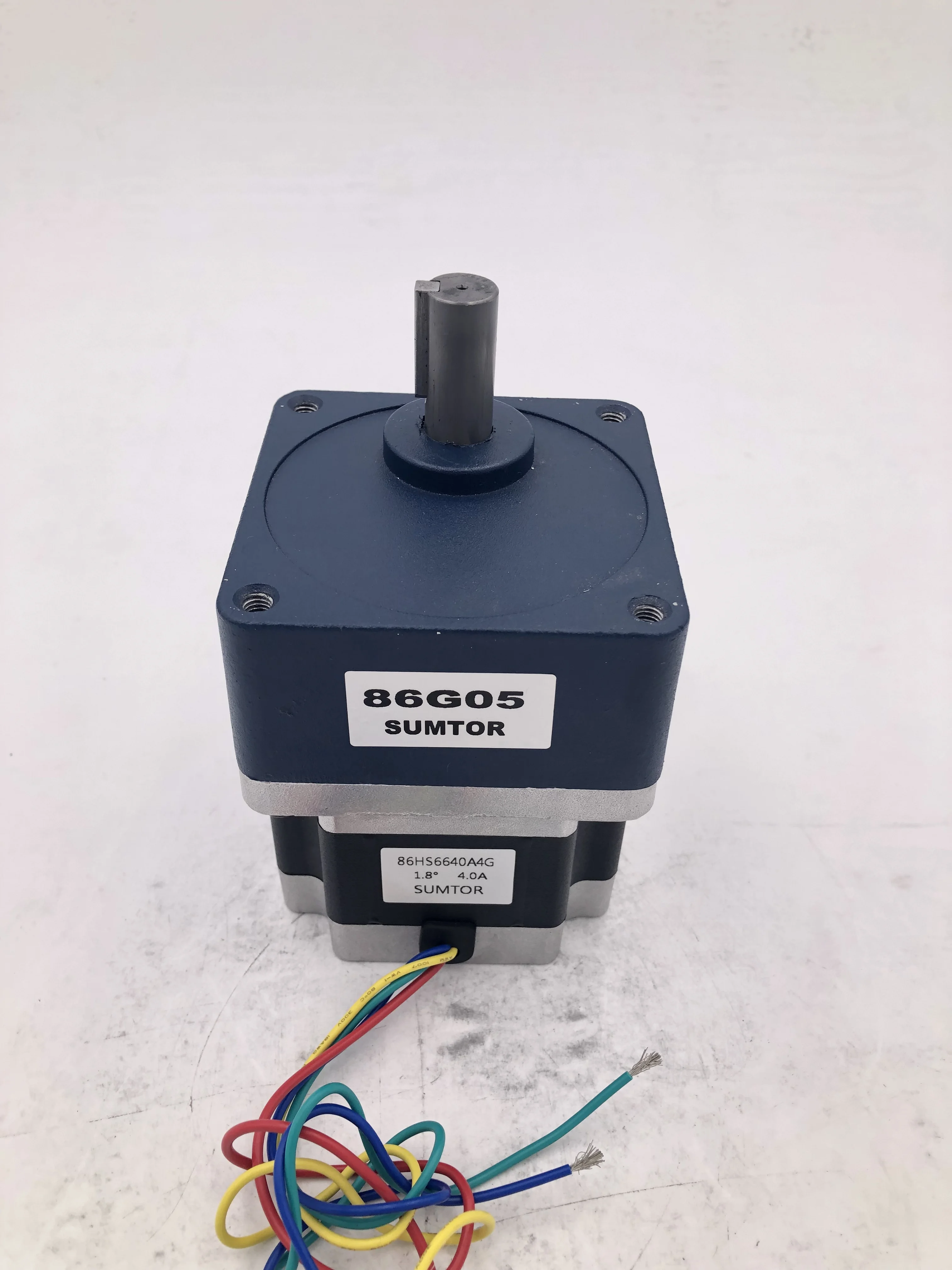 NEMA 34 Gear Reduction Stepper Motor 66 mm Length 4A 3N.m Ratio 250:1 500:1 Gearbox 90mm