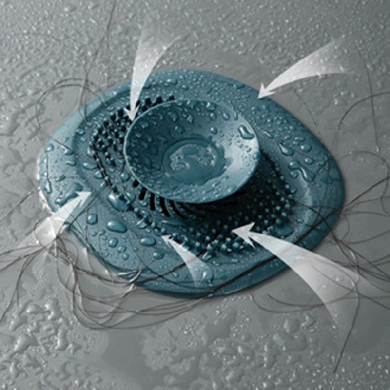 Bathroom Washbasin Drain Hair Catcher Irregular Pattern Bath Stopper Plug Sink Strainer Filter Kitchen Accessory Drop Shipping