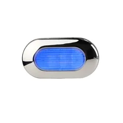 24V LED Marine Yacht Navigation Waterproof Lamp White and Blue Stair Light for Boat