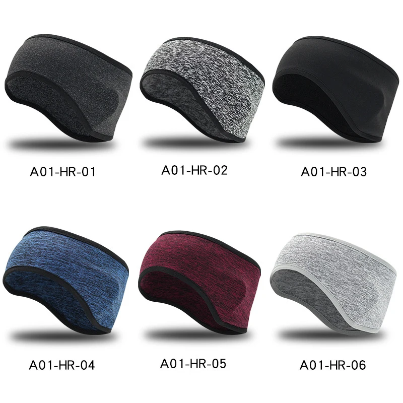 Fashion Ear Warmer Cover For Men Women Fleece Headband Winter Sports Head Wrap Ear Muffs Outdoor Fitness Running Headscarf