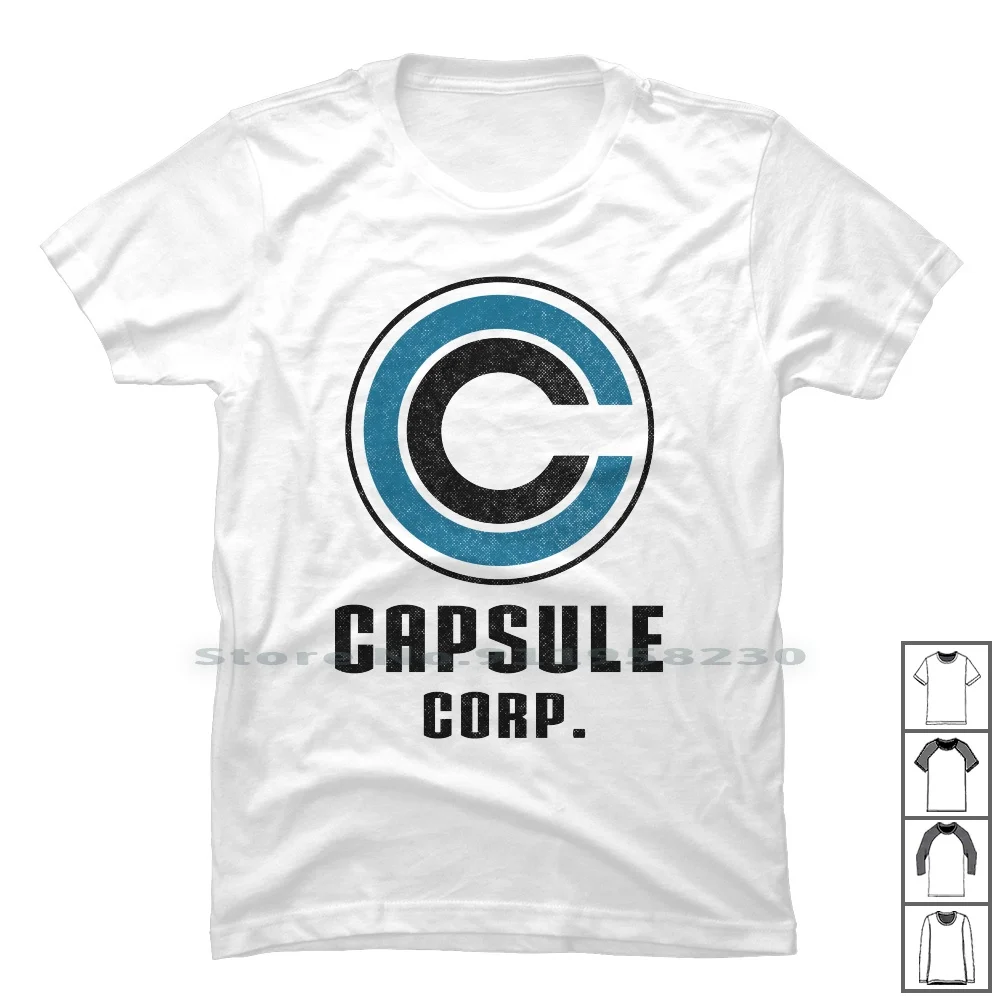 Capsule Corp T Shirt 100% Cotton White Ball Ps Fashion Trendy T Shirt