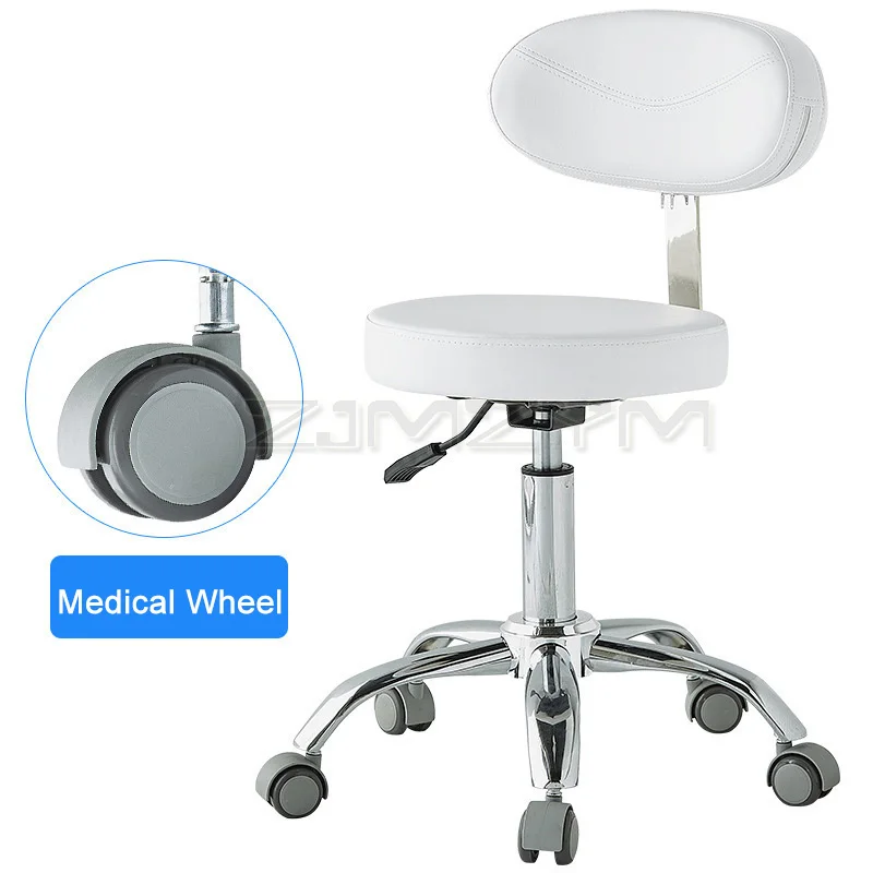 Comfortable Adjustable Saddle Stool Seat Ergonomic Medical Office Saddle Chair Cosmetic technician dentist Rolling Swivel Chair