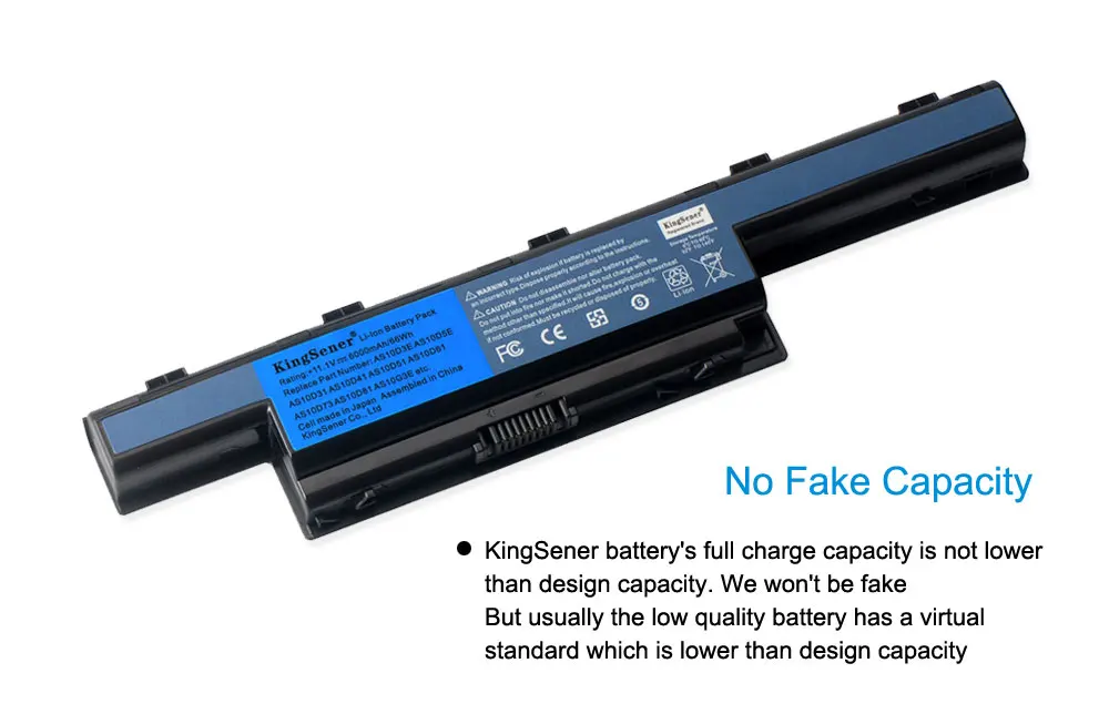 KingSener Nuova Batteria Del Computer Portatile Per Acer 4741G 5741 AS10D31 AS10D41 AS10D51 AS10D61 AS10D71 AS10D73 AS10D75 AS10D3E AS10D5E AS10D81