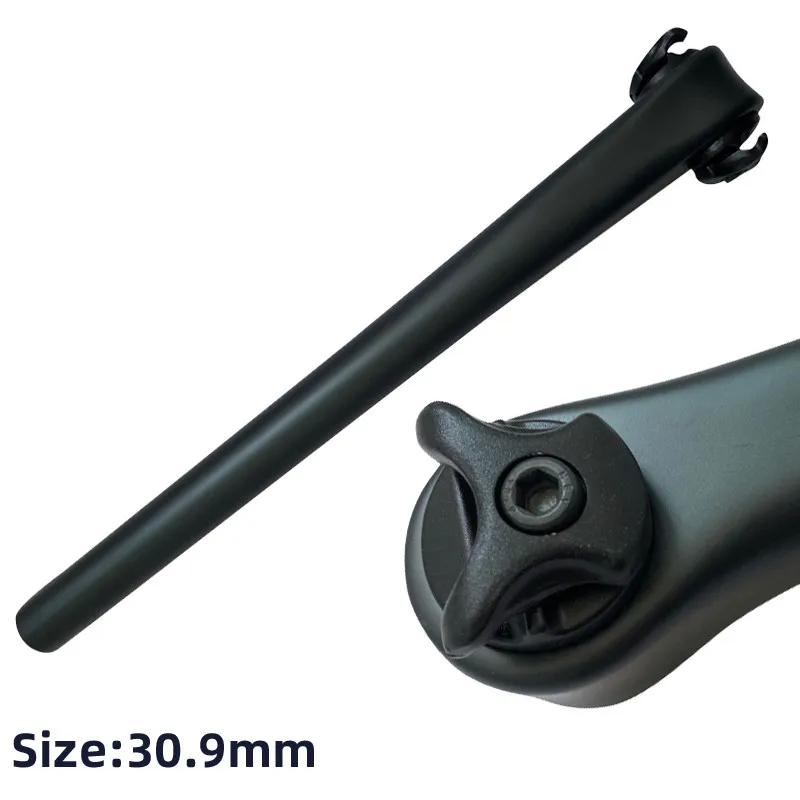 

12 Degrees New Mountain Road UD 400mm Full Carbon Fibre Bicycle Seatpost Carbon Bike Seatposts MTB Bicycle Parts 30.9mm