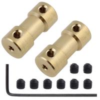 2/2.3/3/3.17/4/5/6mm N20 Motor Shaft Coupling Coupler Connector Sleeve Adapter Brass Transmission Joint for RC Boat Car Airplane