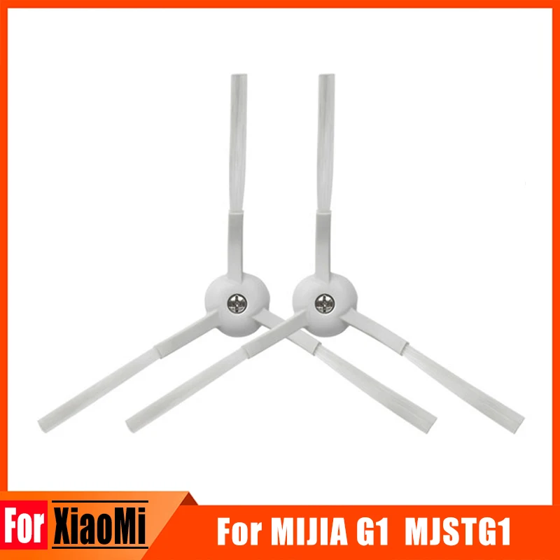 2 sztuk szczotka boczna odkurzacz Robort części zamienne zamiennik dla XIAOMI MIJIA G1 MJSTG1 Mi Robot odkurzacz Mop akcesoria