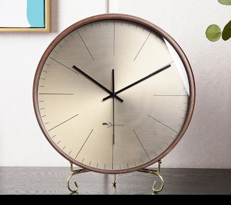 

Nordic Living Room Clock Desktop Luxury Household Decoration Clock Modern Table Clock Ornaments Pendulum Clock Wall Clock ZB125