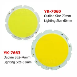1PC  20W 24W 30W COB beads 70mm  76mm Led Chip Diodes Surface Light for Led Bulb Spotlight, Street Led Lamp DIY downlight bulb