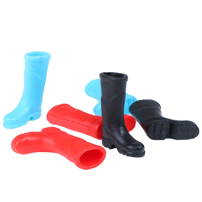 1Pair 1/12 dollhouse Decoration Mini Colorful Rain Boots Miniature Dolls Accessories