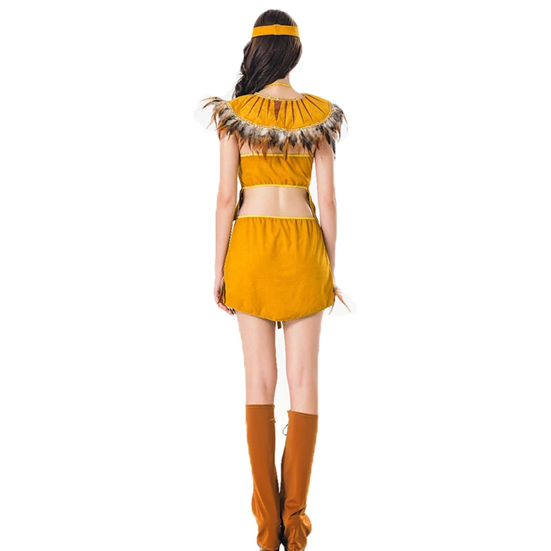 Retro Del Partito 60s 70s Hippie Stagewear Costume Per Le Donne Degli Uomini di Halloween Indiano Nappe Hippie Hottie Prestazioni Discoteca Dress C78K51