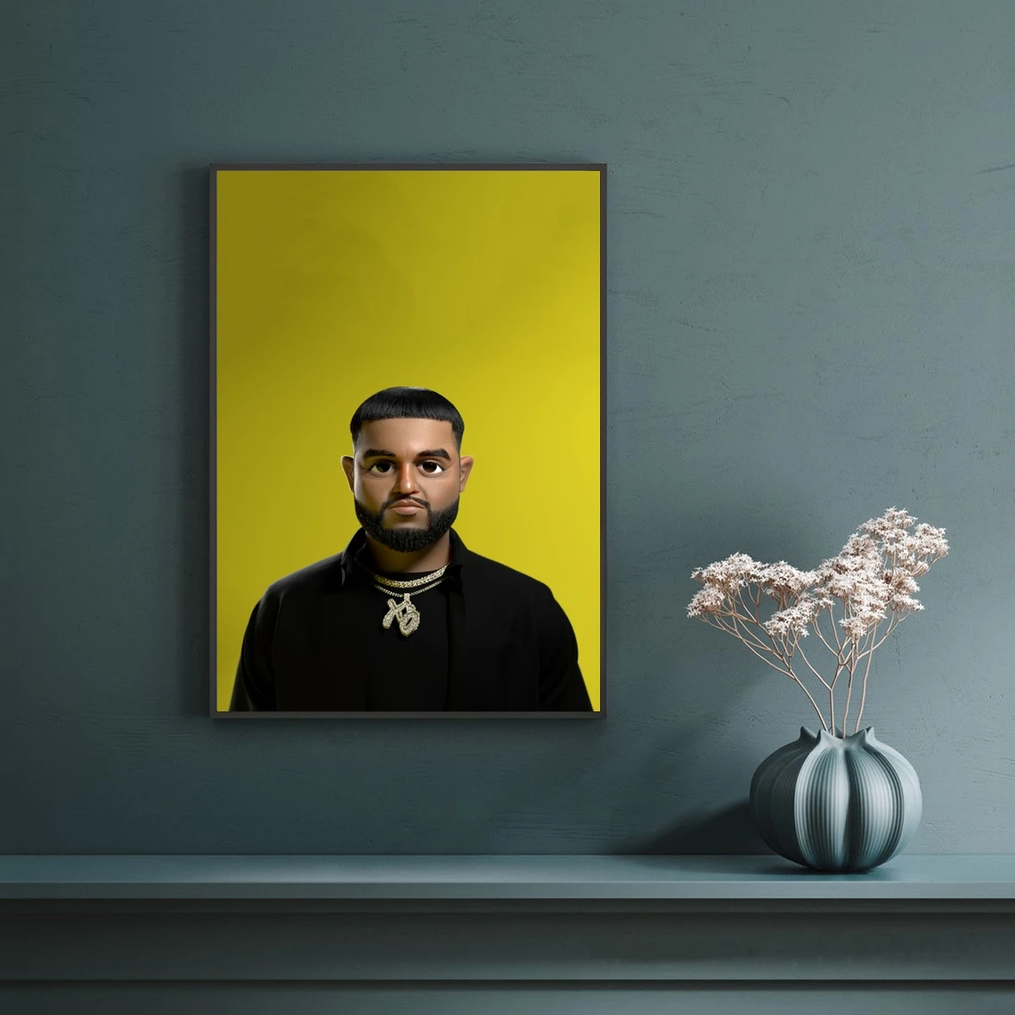 ブラウンボーイ2ミュージックアルバムカバーポスター、グッドフレンズラップヒップホップポップ音楽スター、キャンバスポスタープリント、フレームなし