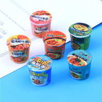 6pcs Mini Cute Instant Noodle Bucket Food Dollhouse Miniature Supermarkt Food for Barbies Blyth Doll Housep Kitchen Toy
