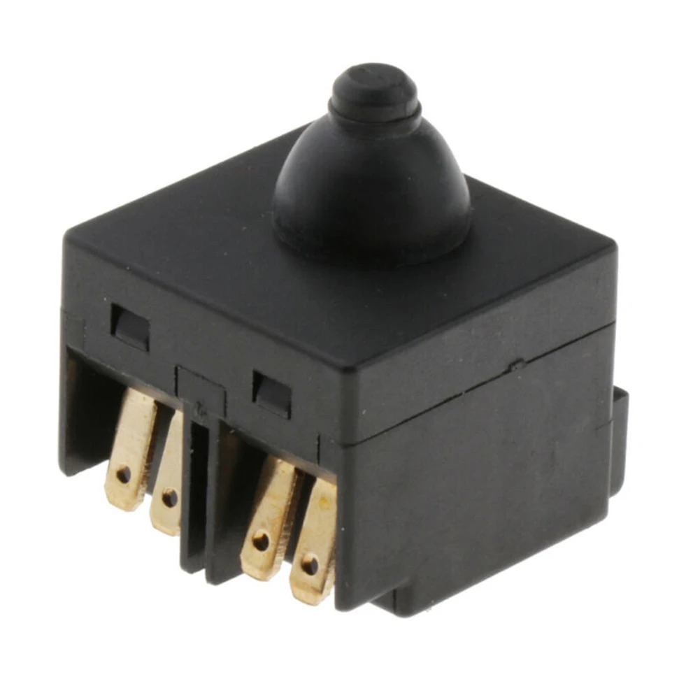 2 pezzi smerigliatrice elettrica interruttore a pulsante interruttori di controllo della velocità dell'utensile elettrico per smerigliatrice angolare da 100 mm 4 "