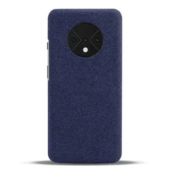 Luxury Febric Cloth Cases For Oneplus 7T Case Slim Retro Cloth Hard Phone Cover for One plus 7T 1+7T Oneplus7T 1+ 7T Coque