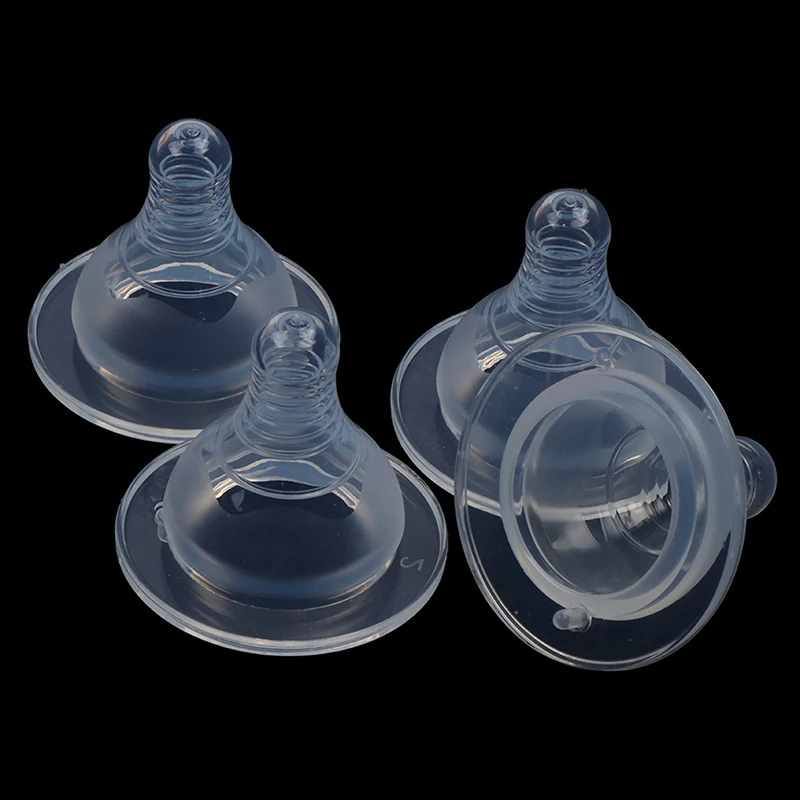 Núm Vú Cho Bé Bình Bình Sữa Núm Vú Silicone Vòi Mềm Mại Silicon Pacifier Núm Ty Thay Thế