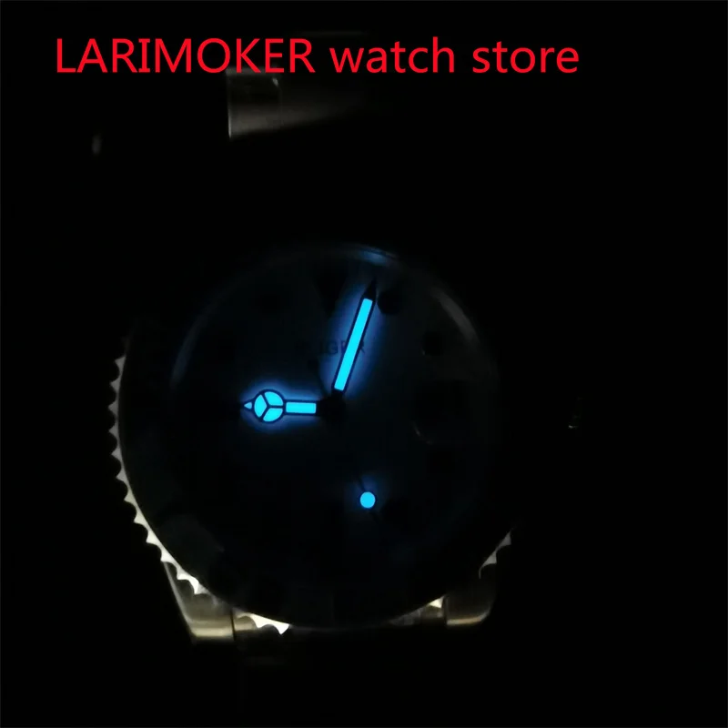 BLIGER ใหม่40มม.ผู้ชายนาฬิกา Sapphire Glass สแตนเลสสตีล Bezel Luminous Dial NH35การเคลื่อนไหวอัตโนมัตินาฬิกา