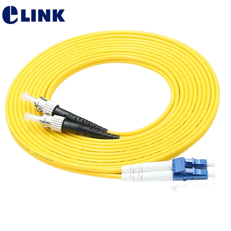 DX SM fiber optic patch cord SC LC FC ST Duplex Single-mode 2.0mm 3.0mm DX optical fibre jumper ftth patch lead