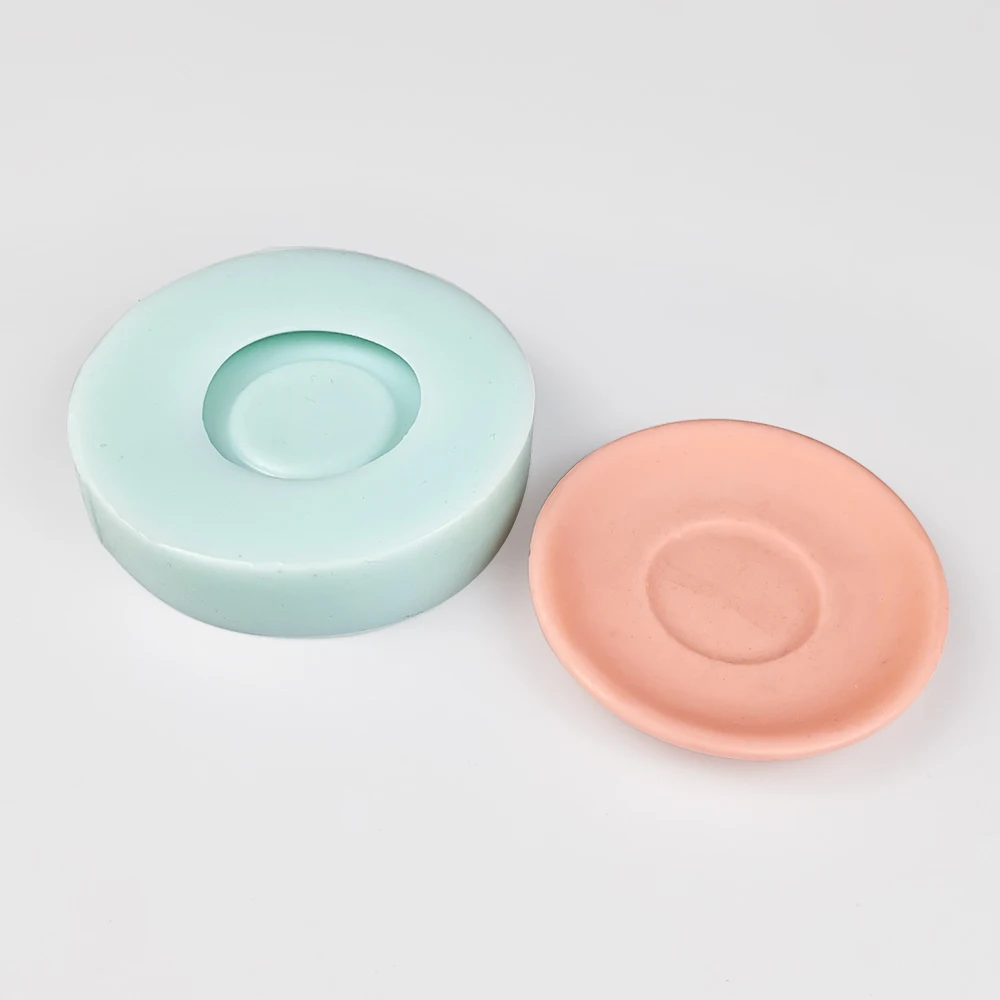 PRZY-Silicone Coaster Mould, Coffee Cup Base, Soap Molds, Fondant Soap Molds, Handmade Mold, Clay Resin Candle Mould