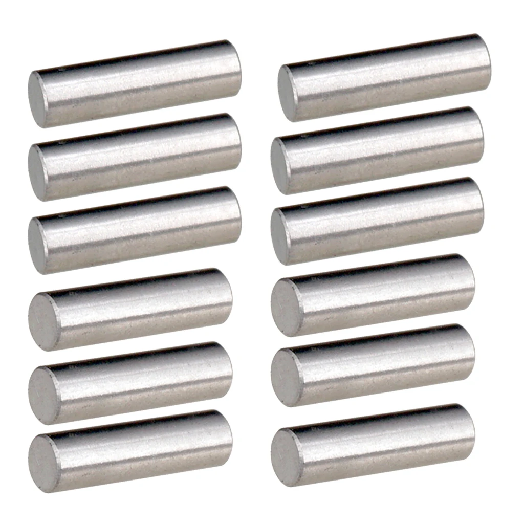 12 Pcs Alnico 5 Guitar Pickup Polepiece Pickup Magnet Slug Rods