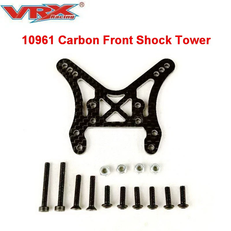 RC car upgrade parts,VRX 10961 Carbon Front Shock Tower,Fit 1/10 scale VRX Racing 4WD RC Car,RC model car accessories