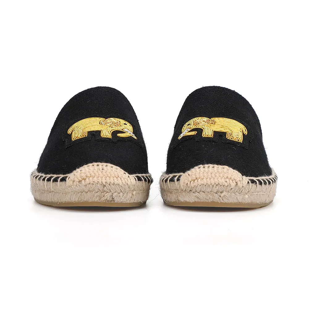 Pantofole espadrillas Zapatos De Mujer Mules per piatti nuovo arrivo Top canapa estate gomma tessuto di cotone scivoli infradito