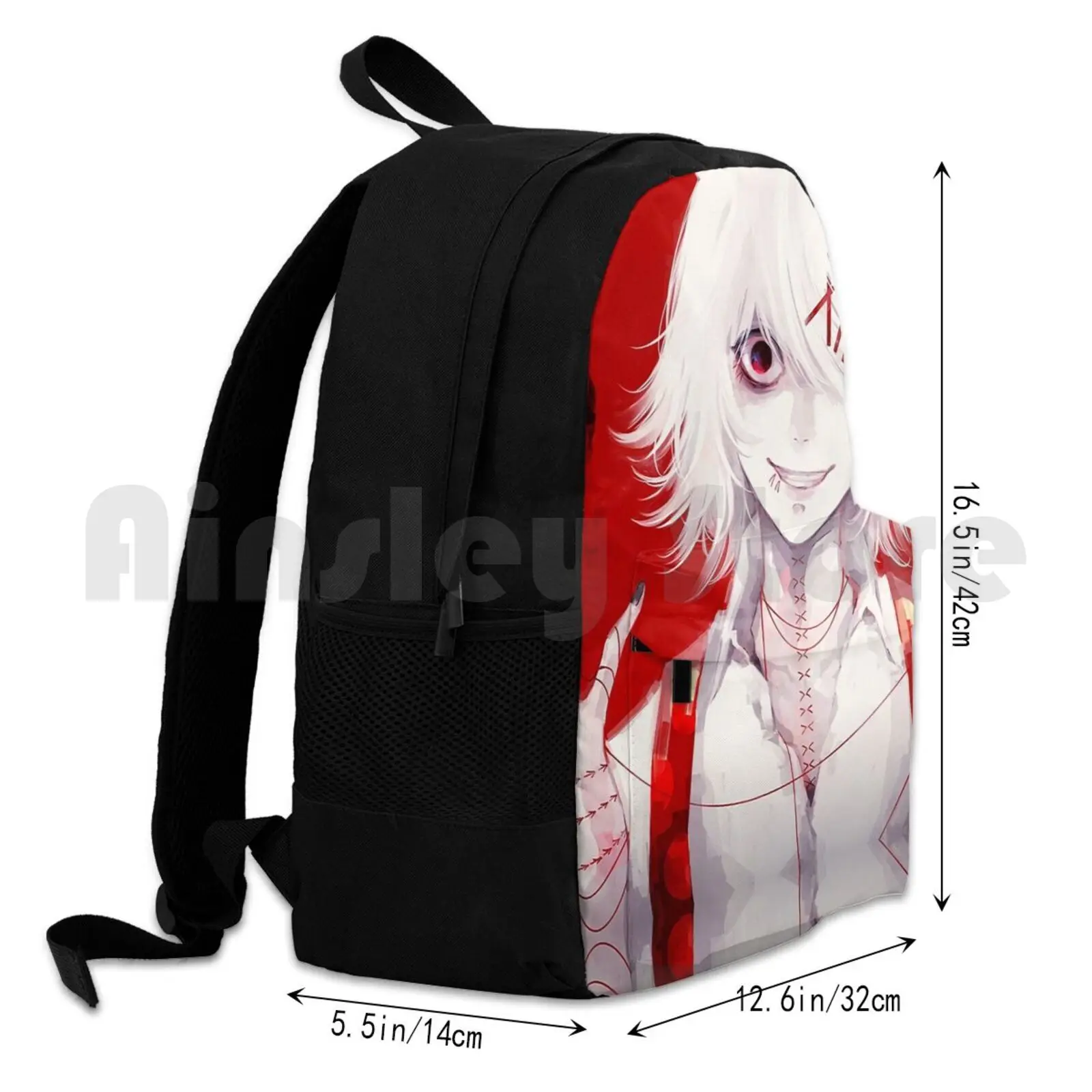 Suzuya Outdoor Hiking Backpack Waterproof Camping Travel Suzuya Tokyo Ghoul Sleeve Anime