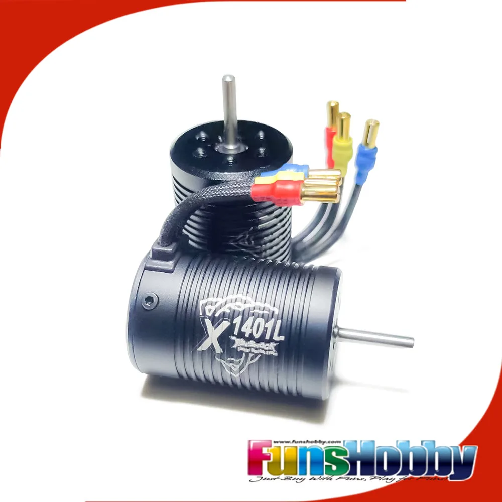 Tenshock 4 pole Off Road RC Micro Brushless Motor TS-X1401L For 1/12 1/10 Tacon LC Racing