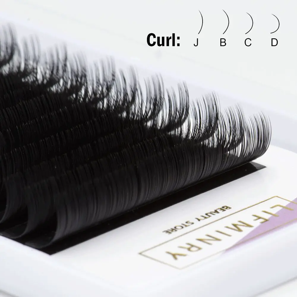 50 High quality 16Rows thickness 0.03 to 0.25 Faux mink eyelashes individual eyelash lashes soft eyelash extension False eyelash