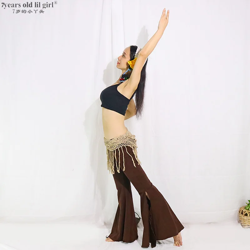 New Tribal  Belly Dance Pants Lycra Cotton Sharp Speaker Trouse Flare Costumes For Women FCC01 03