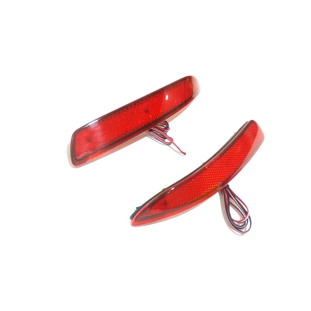 

July King LED Brake Lights compatible for BMW X5 E70 2007-2010, Car Red Rear Bumper Brake Light + Night Running Light DRL
