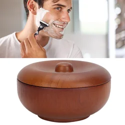 Pennello da barba in legno ciotola tazza da barba sapone crema tazza da barba professionale strumento da barbiere