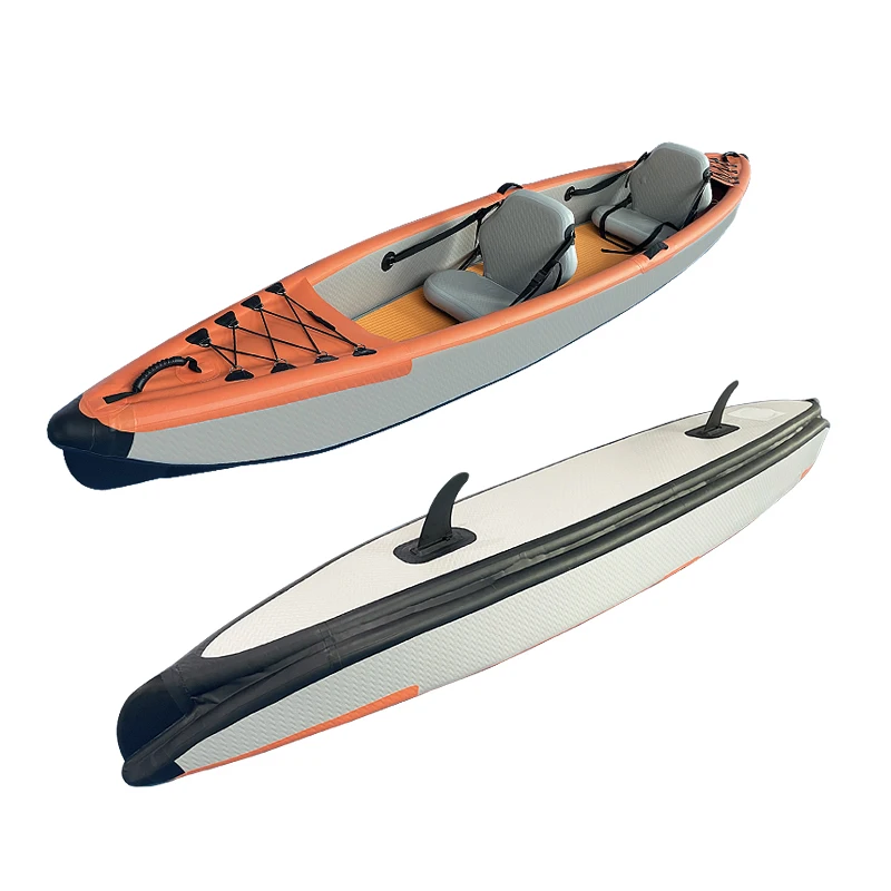 Inflatable Kayak Canoe Water Sports Rafting Boat Folding Boats 420*75*38CM