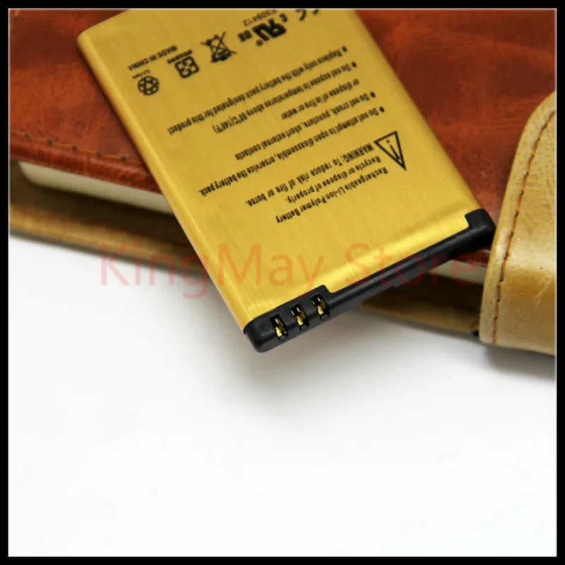2PCS/LOT High Capacity Gold battery BP-4L BP 4L Battery for NOKIA N97 E61i E63 E90 E95 E71 6650F N810 E72 BATTERY 4L