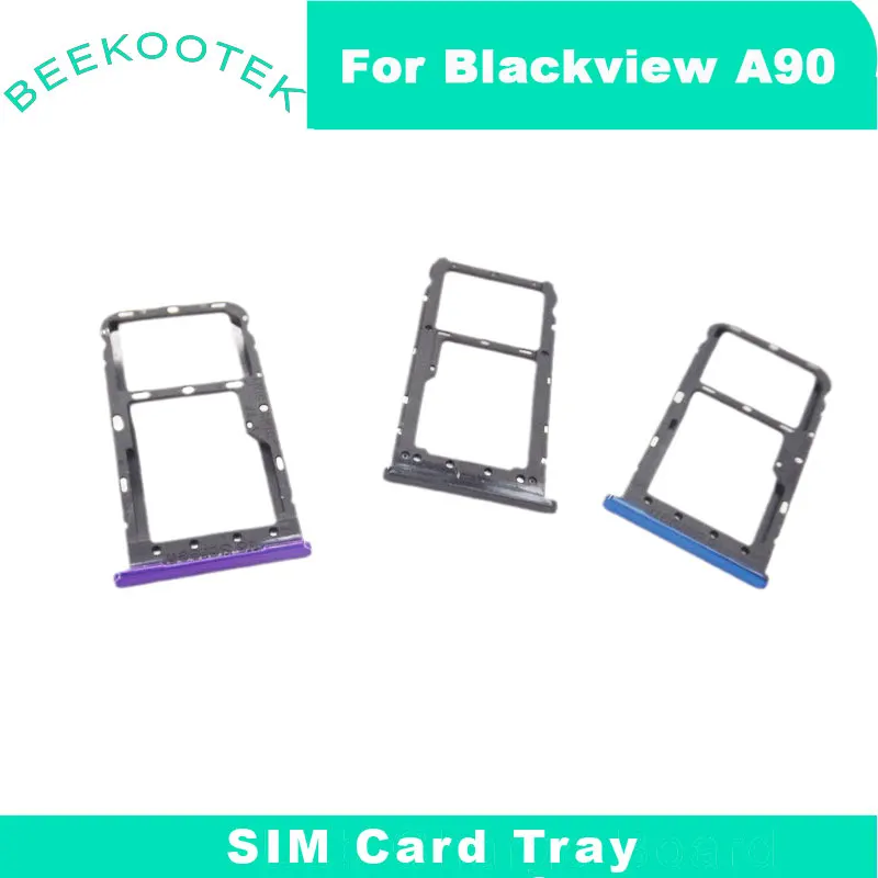 

New Original Blackview A90 SIM Card Tray Sim Card Slot Holder Repair Replacement Accessories Parts For Blackview A90 Smartphone