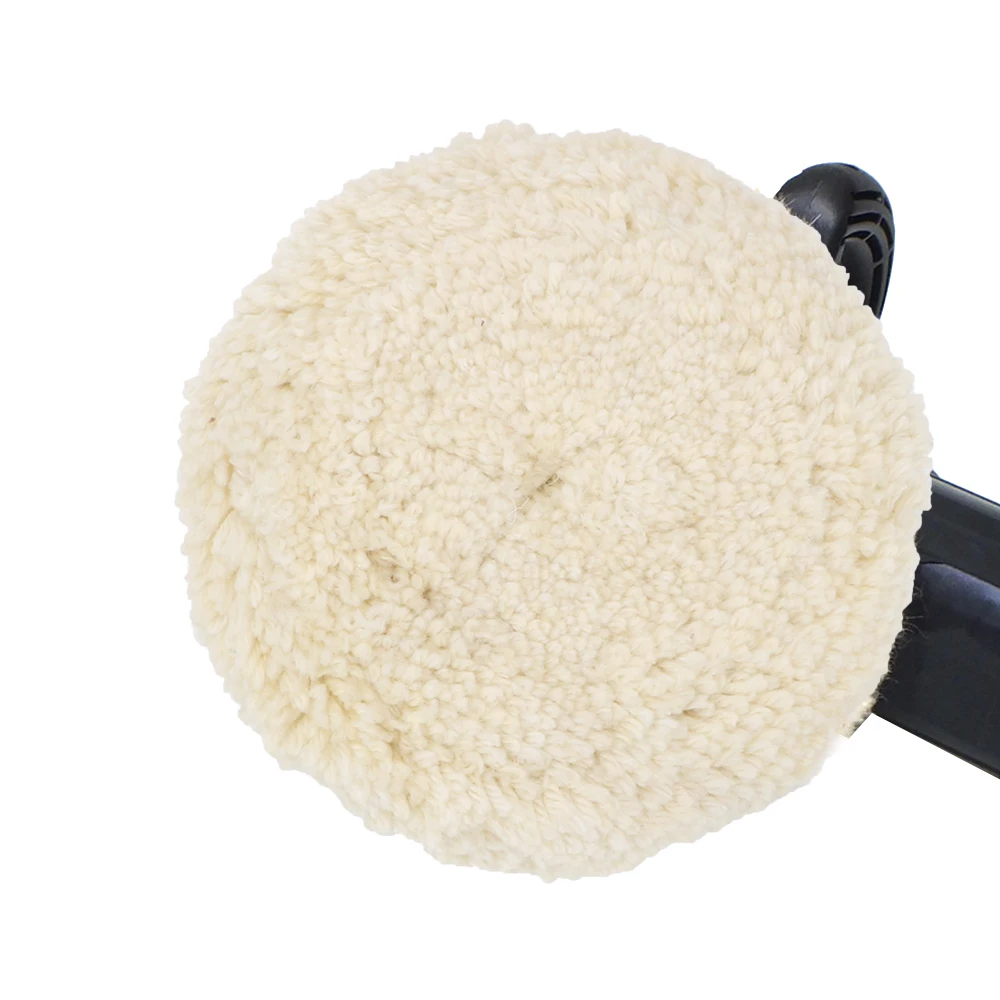 6 Inch Car Polisher Wool Buffing Pad Detailing Buffer Polishing Mop Maintenance Washing Dry Clean Tools Automotive Accessories