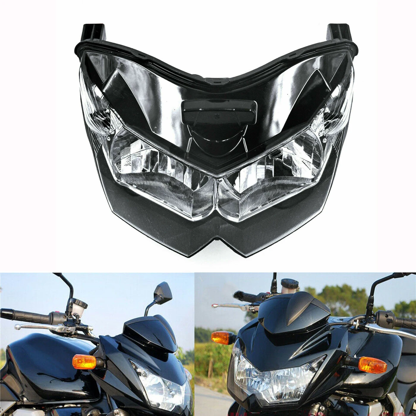 Fit For Kawasaki 2007 - 2009 Z1000 Z750 Motorcycle Accessories Headlight Assembly Headlamp Light Z 750 Z 1000 2008