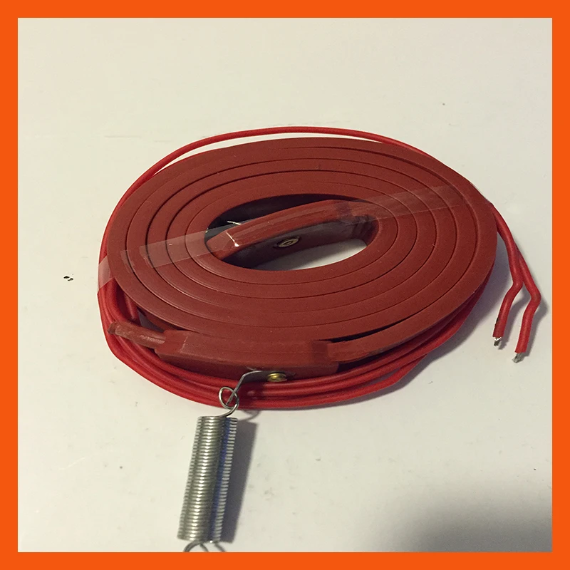 15mmx20m 1500W 220V High quality flexible Silicone Heating belt heat tracing belt Silicone Heater Rubber Pipe waterproof