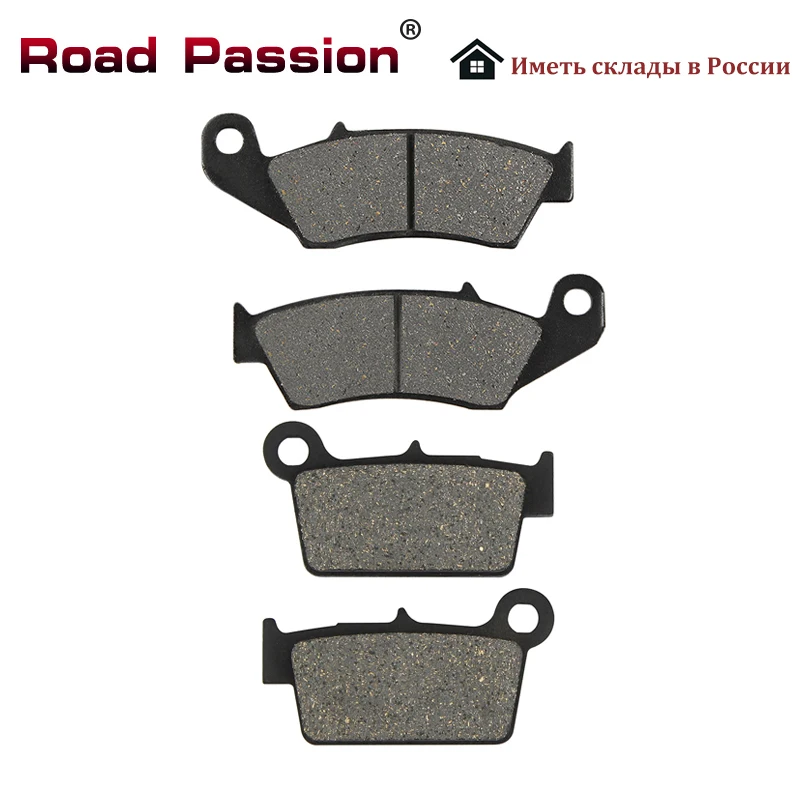 Road Passion Motorcycle Front and Rear Brake Pads for KAWASAKI KX250 KX 250 KX250F KX 250F 2006-2008 KX450 KX450F KLX450R KX 450