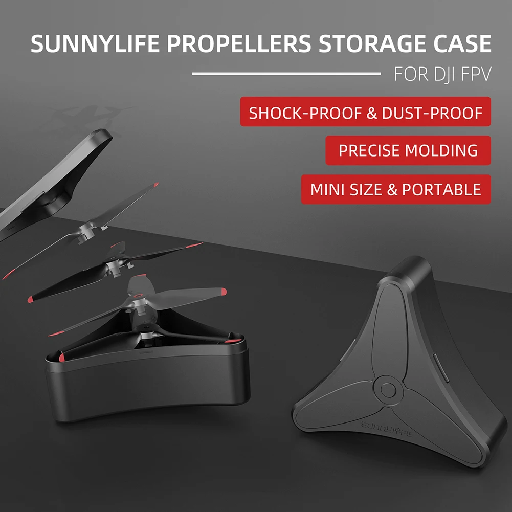 ABS Plastic Propeller Storage Box for DJI FPV 5328S Blade Anti-fall Protection Case Drone Aircraft Accessories