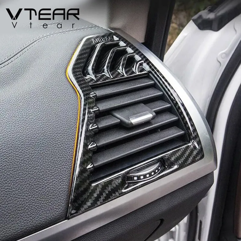 Vtear الجبهة منفذ الهواء غطاء الملحقات الداخلية التفاصيل الديكور تقليم لوحة سيارة أجزاء ملصقات السيارات لسيارات BMW X3 G01 2021 #3