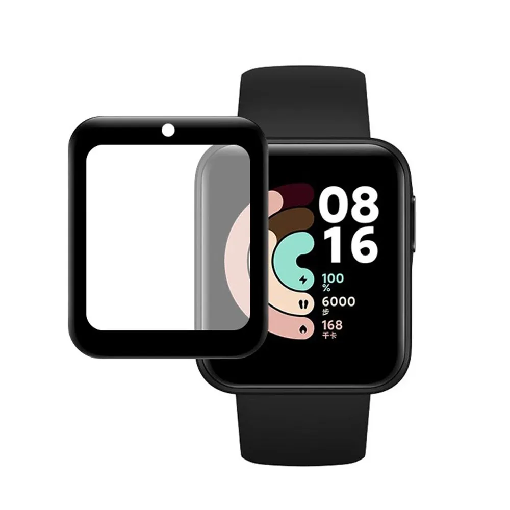3D-Schutzfolie mit gebogenen Kanten für Xiaomi Mi Watch Lite HD Weiche Vollabdeckung Displayschutzfolie für Xiaomi Redmi Watch – Detail 2