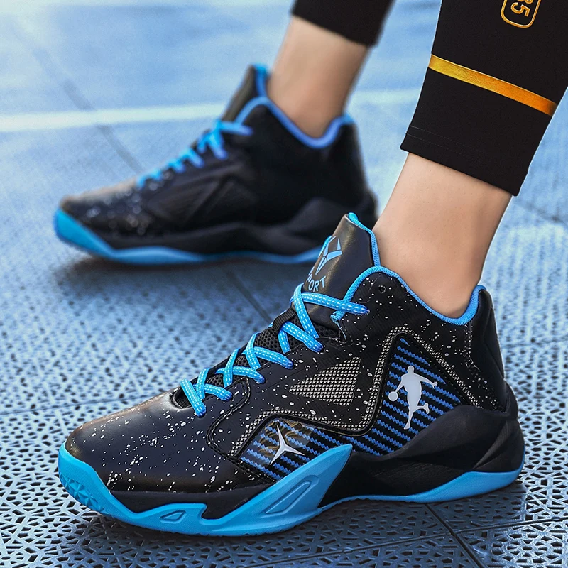 Homens tênis de basquete unisex casal rua cultura basquete esportes sapatos de basquete alta qualidade sapatos plus size 35-45