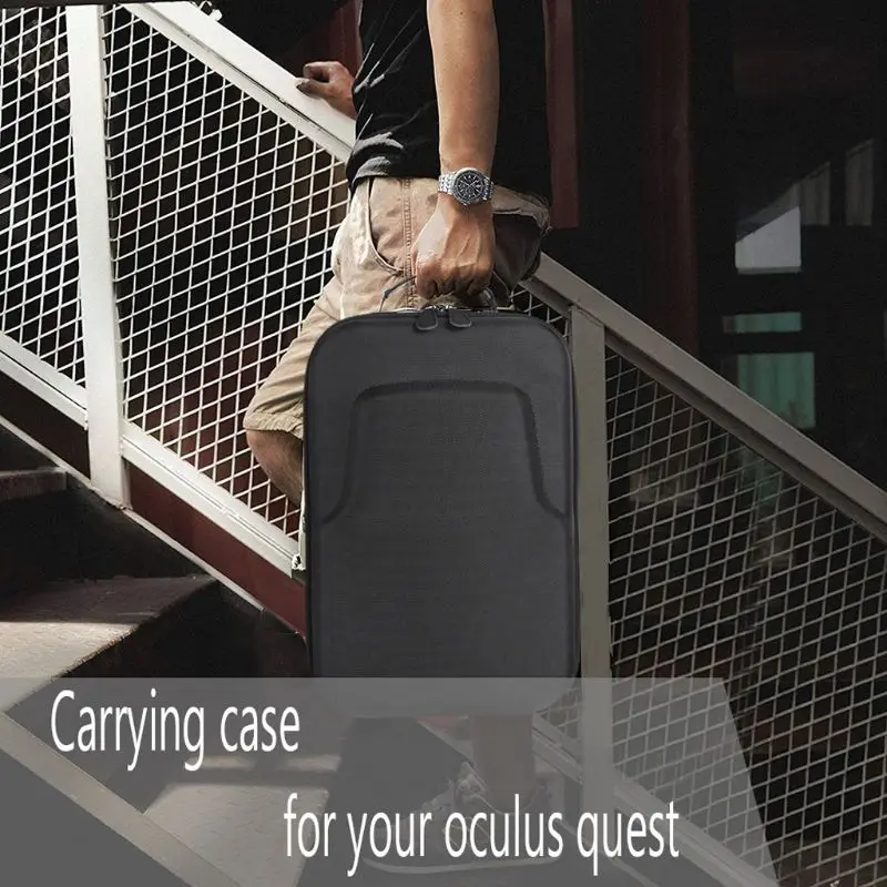 EVA Túi Bảo Vệ Bao Da Hộp Bảo Quản Túi Đựng cho Oculus Nhiệm Vụ Thực Tế Ảo Hệ Thống Điều Khiển Phụ Kiện
