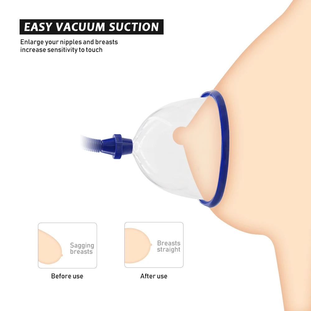 EXVOID Nipple Sucker Breast Enhancement Vacuum Cup Sex Shop Nipple Massager Breast Pump Sex Toys For Woman Breast Enlarger