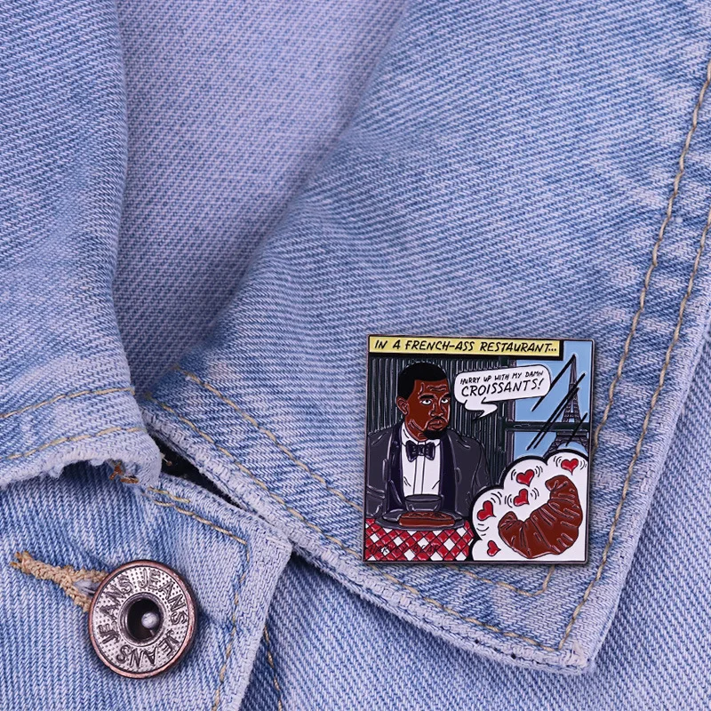 Kanye West Enamel Pins Brooch Collecting Anime Figure Alloy Lapel Badges Men Women Fashion Jewelry Gifts Adorn Backpack Collar