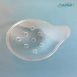 1pcs plastic clean eye goggles health Eye Shield opthalmology safety eye shield 5.7 x 7cm Transparent 9 holes