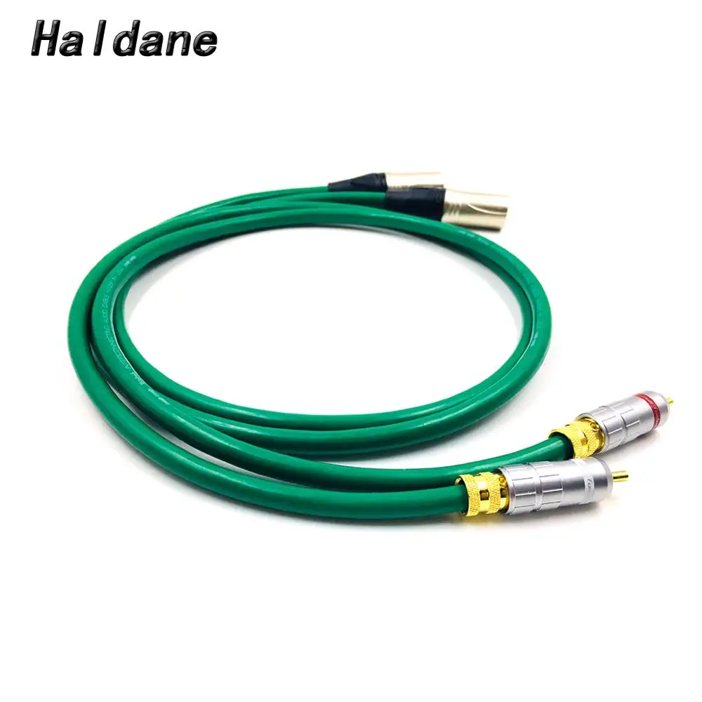 

Haldane Pair Type-1016 RCA to XLR Balacned Audio Cable RCA Male to XLR Male Interconnect Cable with MCINTOSH USA-Cable