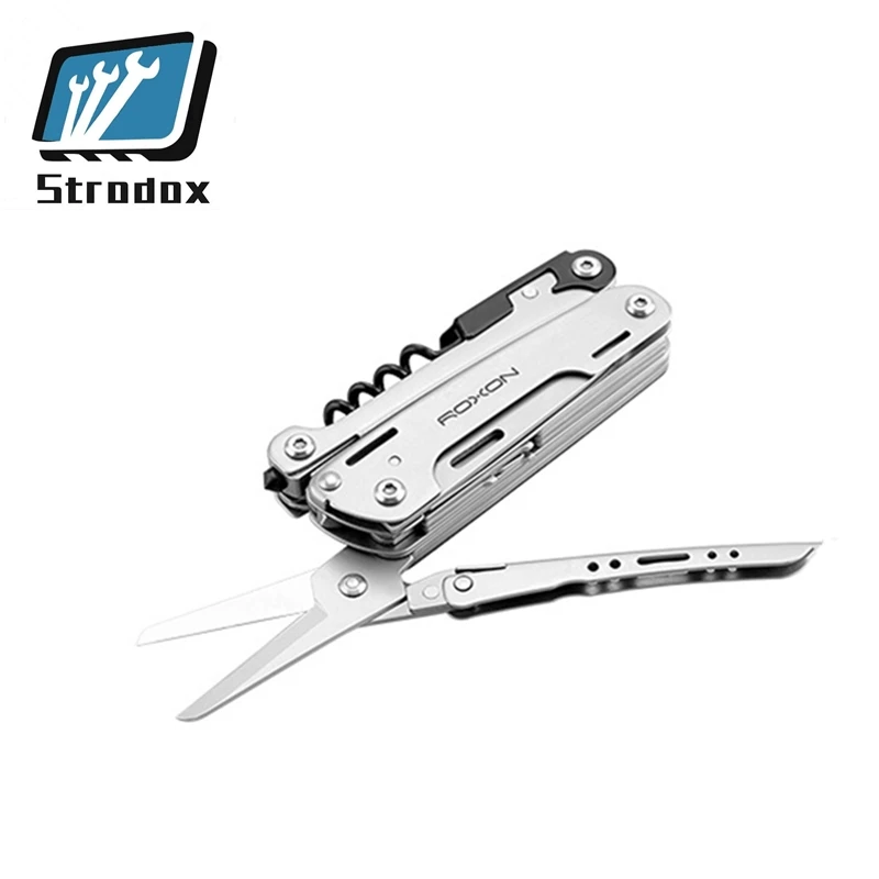 Multi Tools Plier Screwdriver Bits Multifunctional Tool Knife Survival Multitools Folding Plier EDC Scissors Camping Fishing